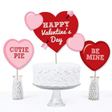 Conversation Hearts - Valentine'S Day Party Centerpiece Sticks - Table