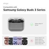 elago Compatible with Samsung Galaxy Buds 3 Pro & 3 & 3 FE Case, Cassette Tape Design Cover with Carabiner, Full Protection, Headphone Accessories, for Men, for Women