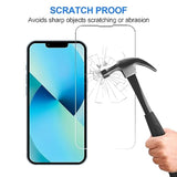 [3+3 Pack Glass Screen Protector For Iphone 13 With Camera Lens Protector, 6.1 Inch Hd Clear Tempered Glass Film For Iphone 13, Anti-Scratch, Bubble Free, Case-Friendly