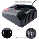 Pcc692L 20V Max Battery Charger Replacement For Porter-Cable 20V Lithium Battery Pcc685L Pcc680L Pcc681L Pcc682L, Compatible With Black&Decker Lcs1620 20Volts Li-Ion Battery Charger Lbxr20 Lbx4020