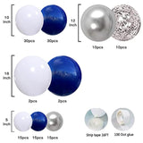 129pcs Navy Blue & Silver Balloon Garland Kit for Party, Baby Shower  Wedding Decor