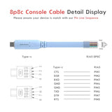 10Ft Usb-C To Rj45 Serial Adapter?Usb C To Console Cable Essential Accessory Of Cisco, Netgear, Ubiquity, Linksys, Tp-Link Routers/Switches For Laptops …