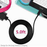 5Ft Usb-C Charging Cable With Matching Usb Charger For The New Kindle Paperwhi