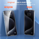 3+3 Pack iPhone 15 Pro Max Privacy Screen & Camera Lens Protector Black