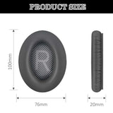 Replacement Earpads For Bose Quiet Comfort 35 (Qc35)/Quietcomfort 35 Ii (Qc35 Ii) Headphones With Soft Protein Leather And Sound-Isolating Memory Foam ((Dark Gray)