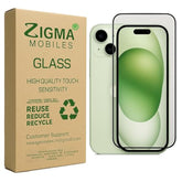 3 Pack Screen Protector Military-Grade Gorilla Tempered Glass Compatible For Iphone 15 Privacy Edge To Edge Coverage 9H Hardness Screen Guard (For Iphone 15 Privacy)