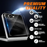 4 Pack Screen Protector For Samsung Galaxy Z Flip 7,Hd Tempered Glass,9H Hardness,Case Friendly,Easy Installation,Anti-Shatter,Bubble Free