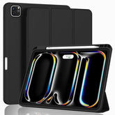 2024 Pro 11 Inch Case M4 (5Th Gen), Smart Case With Pencil Holder, Support Pencil Pro, Touch Id & Auto Wake/Sleep (Black)