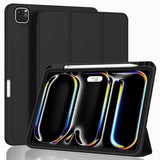 2024 Pro 11 Inch Case M4 (5Th Gen), Smart Case With Pencil Holder, Support Pencil Pro, Touch Id & Auto Wake/Sleep (Black)