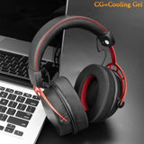 Cooling Gel Replacement Earpads Cushions For Hyperx Cloud 1/2/3/Pro/Core/, Cloud Alpha/Flight/Stinger Series, Cloudx Stinger/Flight Series Headset - Black