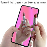 Inner Privacy Screen Protector Soft Film+Outer Anti-Blue Anti-Spy Tempered Glass Electroplated Gradient Colorful For Samsung Galaxy Z Flip 5 /Z Flip 6