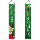 Colorlife December'S Porch Sign, Christmas Winter Holiday Hanging Banners For Courtyard Indoor And Outdoor Parties 12 X 72 Inches