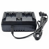 20V Max Lithium-Ion Dual-Port Fast Charger With Quick Battery Charging Compatible With Hyper Tough Ht21-401-003-13