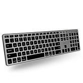 Backlit Bluetooth Keyboard For Mac - Compatible Apple Keyboard Wireless - Multi-Device For Macbook Pro/Air, Imac, Imac Pro, Mac Mini/Pro