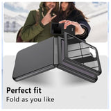 For Samsung Galaxy Z Flip 7 Privacy Case,Samsung Flip 7 Phone Case Built-In Anti Spy Screen Protector,Hard Pc Ultra-Thin Full Body Cover Shockproof Protective Cases For Galaxy Z Flip7 5G,Hot Pink