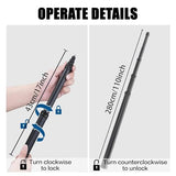 110"/2.8m Carbon Fiber Invisible Selfie Stick,9.2ft Extended Super Long Pole for Insta360 X5/X4 Insta 360 X3 ONE X2, ONE R, ONE X, ONE GO 3S 3 2