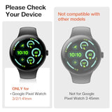 6Pcs Compatible With Google Pixel Watch 3/2/1 Screen Protector 41Mm Accessories, Anti-Scratch Self-Healing Soft Film With Installation Kit, Face Case Cover For Pixel Watch 41 Mm