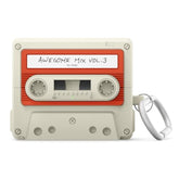 elago Compatible with Samsung Galaxy Buds 3 Pro & 3 & 3 FE Case, Cassette Tape Design Cover with Carabiner, Full Protection, Headphone Accessories, for Men, for Women