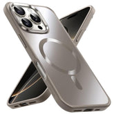 JETech Magnetic Case for iPhone 16 Pro 6.3-Inch Compatible with MagSafe, Luxury Metallic Luster Matte Back Slim Shockproof Electroplated Phone Cover (Natural Titanium)