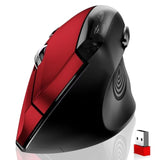 Wireless Ergonomic Mouse 2.4G,800/1200/1600 Dpi Large Wireless Mouse With Usb