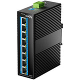 8 Port Gigabit Poe Industrial Network Switch, 802.3 At/Af Poe, Din-Rail Switch Ip40 Rated, Polarity Reverse Protection, Short Circuit Protection, Broadcast Storm Prevention, Ig1008P