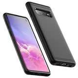 JETech Heavy Shockproof Case for Samsung Galaxy S10, Dual Layer Rugged Protective Phone Cover with Shock-Absorption (Black)