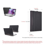 Laptop Case For Dell 2024 Xps 16 9640 Laptop 16.3 Inch Laptop Computer Notebook Sleeve Detachable Shell (Dark Gray)