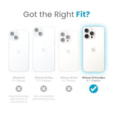 Clear iPhone 15 Pro Max Case - ClickLock No-Slip Interlock, Built for MagSafe, Drop Protection Grip - Scratch Resistant, Anti-Yellowing, 6.7 Inch