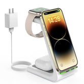 Wireless Charging Station for Apple - 3 in 1 Wireless Charger Stand Dock Watch and Phone Charger Station for Apple Watch 8/7/SE/6/5/4/3/2, iPhone 16 15-12 Pro Max SE XS X, Samsung, AirPods Pro/3/2
