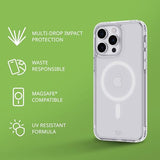 Evo Clear Case for iPhone 15 Pro Max - Compatible with MagSafe - Impact Protection Case - Clear