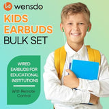 120 Pack Bulk Earbud Headphones Multi Colors Earphones Perfect For School Clas