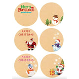 2 Inch 90 Pcs Merry Christmas Stickers Labels Adhesive Decorative Envelope Seals Stickers For Boxes Cards Envelopes