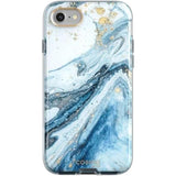 i-Blason Cosmo Series iPhone SE 2020/7/8 Case, Stylish Blue Bumper with Built-in Screen Protector