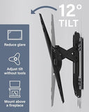 Tilting TV Wall Mount for 46" - 90 TVs or 150lbs - Premium Tilt Mount w/Universal Fit - Smooth 5.7" Extension Allows for Cable Management - Includes