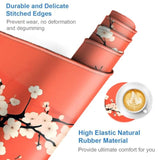 Large Mouse Pad And Keyboard Wrist Rest, Desk Pad For Keyboard And Mouse, 4-In-1 Large Gaming Mouse Pad With Wrist Support, Desk Mat For Home Office Study Game,Beautiful Flowers