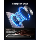 Magsafe Battery Pack 0.27'' 5000Mah Ultra Slim Magnetic Portable Charger Power Bank Support Usb C Pd 20W Fast Charging, Compatible With Iphone 16 Pro Max/15/14/13/12 Mini, Pink