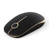 Wireless Mouse - 2.4G Slim Portable Computer Mouse With Nano Receiver, Less No