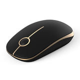 Wireless Mouse - 2.4G Slim Portable Computer Mouse With Nano Receiver, Less No
