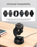 Charger Dock for Amazfit T-Rex 3 PRO, T-Rex 3, Helio Strap, Balance, Balance 2 Smart Watch, Replacement Charging Stand with USB-C Charging Cable for