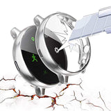 Compatible With Samsung Galaxy Watch Active 2 40Mm Case Sm-R830, Scratch-Resistant Case Protector Soft Flexible Tpu Plated Protective Case (Black/Silver/Pink/Purple/Red/Blue)