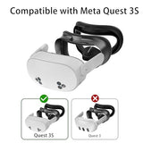 Silicone Cover Set Compatible With Meta Quest 3S Accessories,Controller Grips,Vr Shell Cover,Face Cover,Protective Lens Cover,Not For Quest 3
