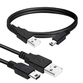 Mini Usb Cable 15Ft., Durable Usb Mini To Usb Charging Cord & Data Transfer Compatible With Gopro Hero4 Hero 3+, Garmin Gps, Ti-84 Plus, Ti84 Calculator, Dash Cam, Dslr Camera, Usb Mic.