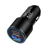 48W Usb C Car Charger, All Metal 12V Usb Outlet Pd & Qc 3.0 Fast Charge Iphone Car Charger Adapter Type C Flush Fit Car Plug For Iphone 17 16E 16 15 14 13 12 11 Pro Max Se Xr,Samsung S25 S24 S23 A17