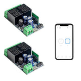 Ewelink Wifi Wireless Smart Relay Module Usb 5V Dc7V/12V/24V/48V 2 Channel Switch For Garage Door, Rolling Shutter Door, Electric Curtain(2Pcs,2Ch)