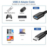 Usb C To Usb 3.0 Adapter, Usb C To Usb Otg Adapter Cable, Type-C To Usb 3.0 Extension Cable, Compatible With Iphone 15 Pro Max/15 Plus/15, Macbook Pro/Air, Samsung Galaxy S24/S23/S22/S21