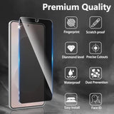 3 Pack Privacy Screen Protector Designed For Samsung Galaxy S25 Edge,Full Coverage Anti-Spy Tempered Glass Film,9H Hardness,Anti-Fingerprint,Bubble Free,Easy To Install
