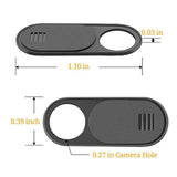 Webcam Cover Slide, Ultra Thin Round Hole Laptop Camera Cover Slide Blocker