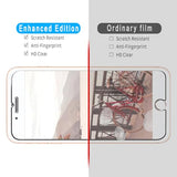 (3 Pack Screen Protector for iPhone 8 Plus, 7 Plus, 6S Plus, 6 Plus Tempered Glass, Easy to Install, Bubbles Free, Anti-Scratch, Case Friendly