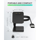 Charger Dock For Samsung Galaxy Fit 3, Magnetic Charging Stand Base With 3.3 Feet Charger Cable, Portable Charge Station Only Compatible With Galaxy Fit 3 Smartwatch