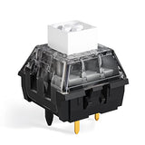 Kailh Box White V2 Switch For Mechanical Gaming Keyboard, 5 Pin Clicky Switch Box V2 White,72Pcs